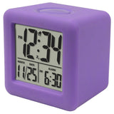 Soft Cube LCD Alarm Clock
