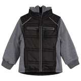 Mix Media Hooded Jacket - Denny's