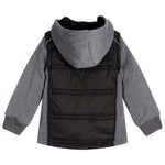 Mix Media Hooded Jacket - Denny's