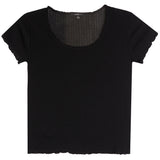 Lettuce Edge S/S Scoop Top - Denny's
