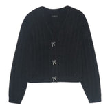 Bow Sequin Cardigan