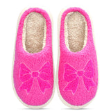 Pink Cozy Bows Slipper - Denny's