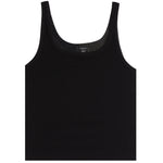 U Neck Ribbed Tank Top - Denny's