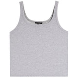 U Neck Ribbed Tank Top - Denny's