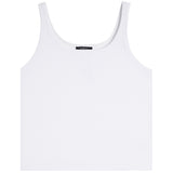 U Neck Ribbed Tank Top - Denny's