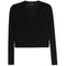 Ribbed Vneck Cardigan - Denny's