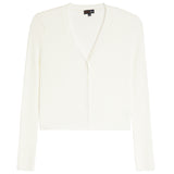 Ribbed Vneck Cardigan - Denny's