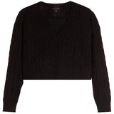 V-Neck Crop Sweater
