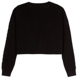 V-Neck Crop Sweater