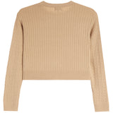 Cableknit Crew Sweater