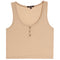U Neck Henley Tank - Denny's