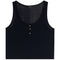 U Neck Henley Tank - Denny's