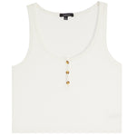 U Neck Henley Tank - Denny's