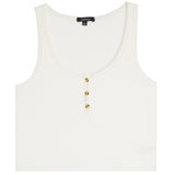 U Neck Henley Tank - Denny's