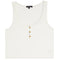 U Neck Henley Tank - Denny's