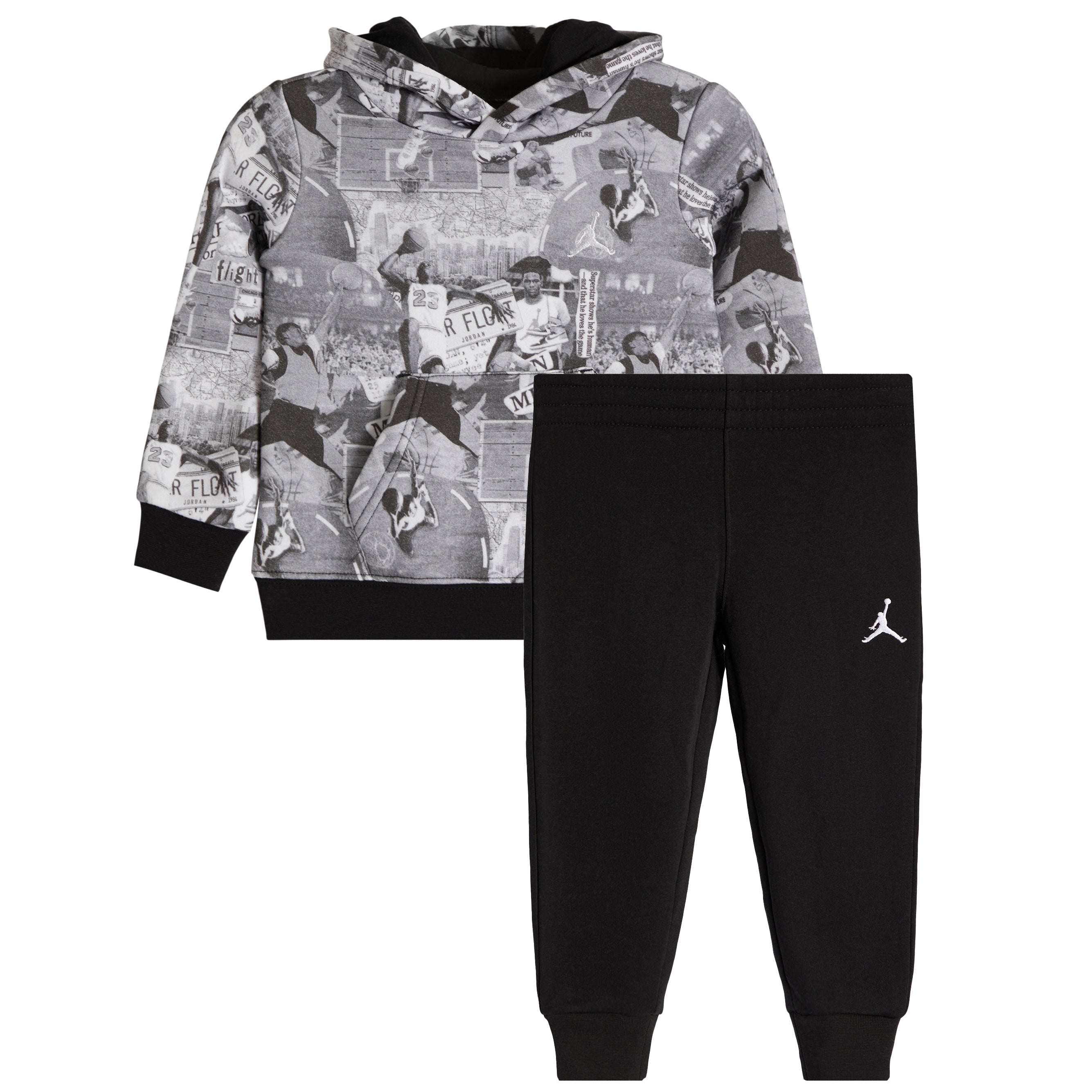 Brooklyn Fleece Printed Jog Set - Denny's
