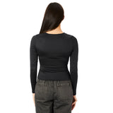 Roxi Long Sleeve Second Skin Crew - Denny's