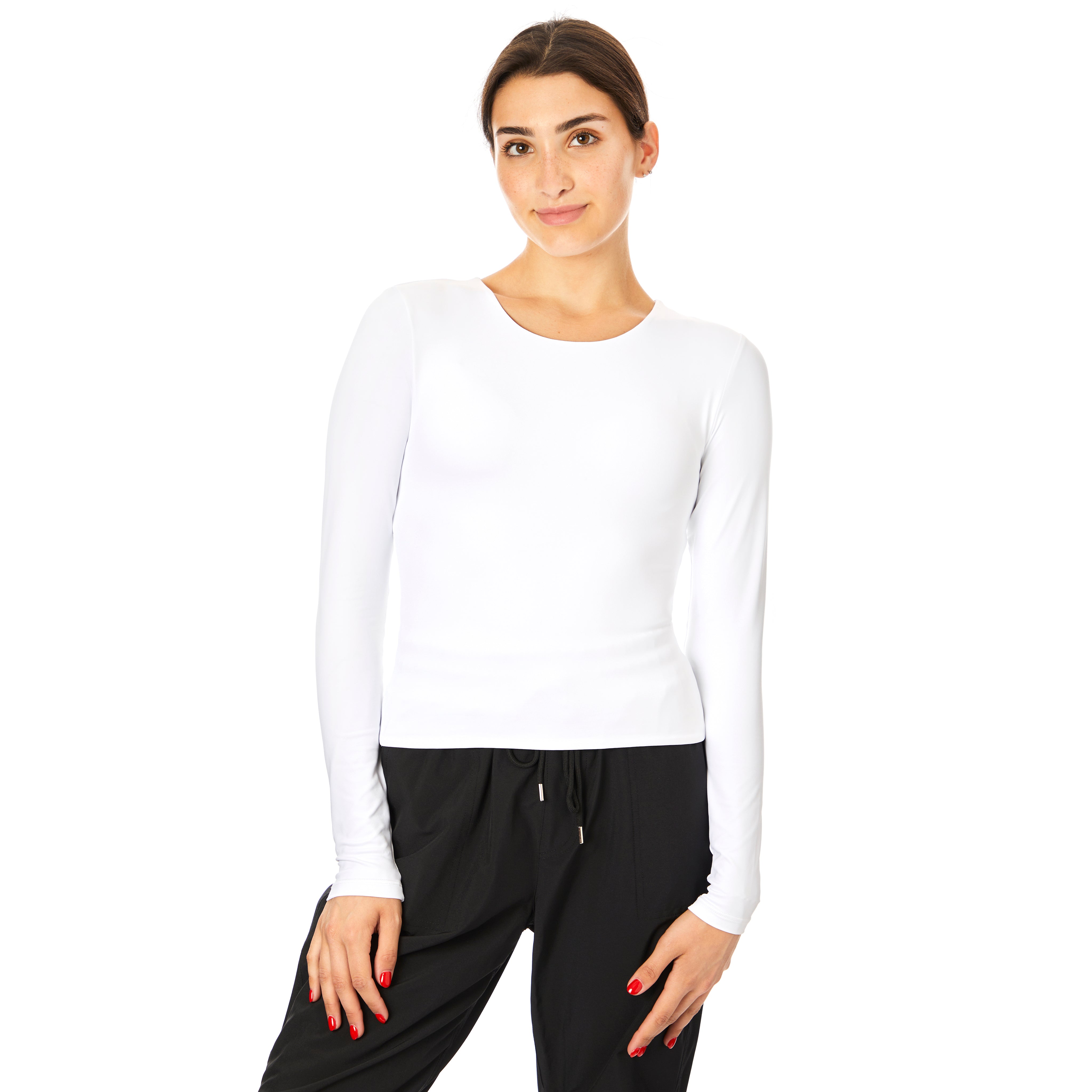 Roxi Long Sleeve Second Skin Crew - Denny's