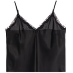Satin Lace Trim Cami - Denny's