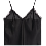 Satin Lace Trim Cami - Denny's