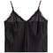 Satin Lace Trim Cami - Denny's
