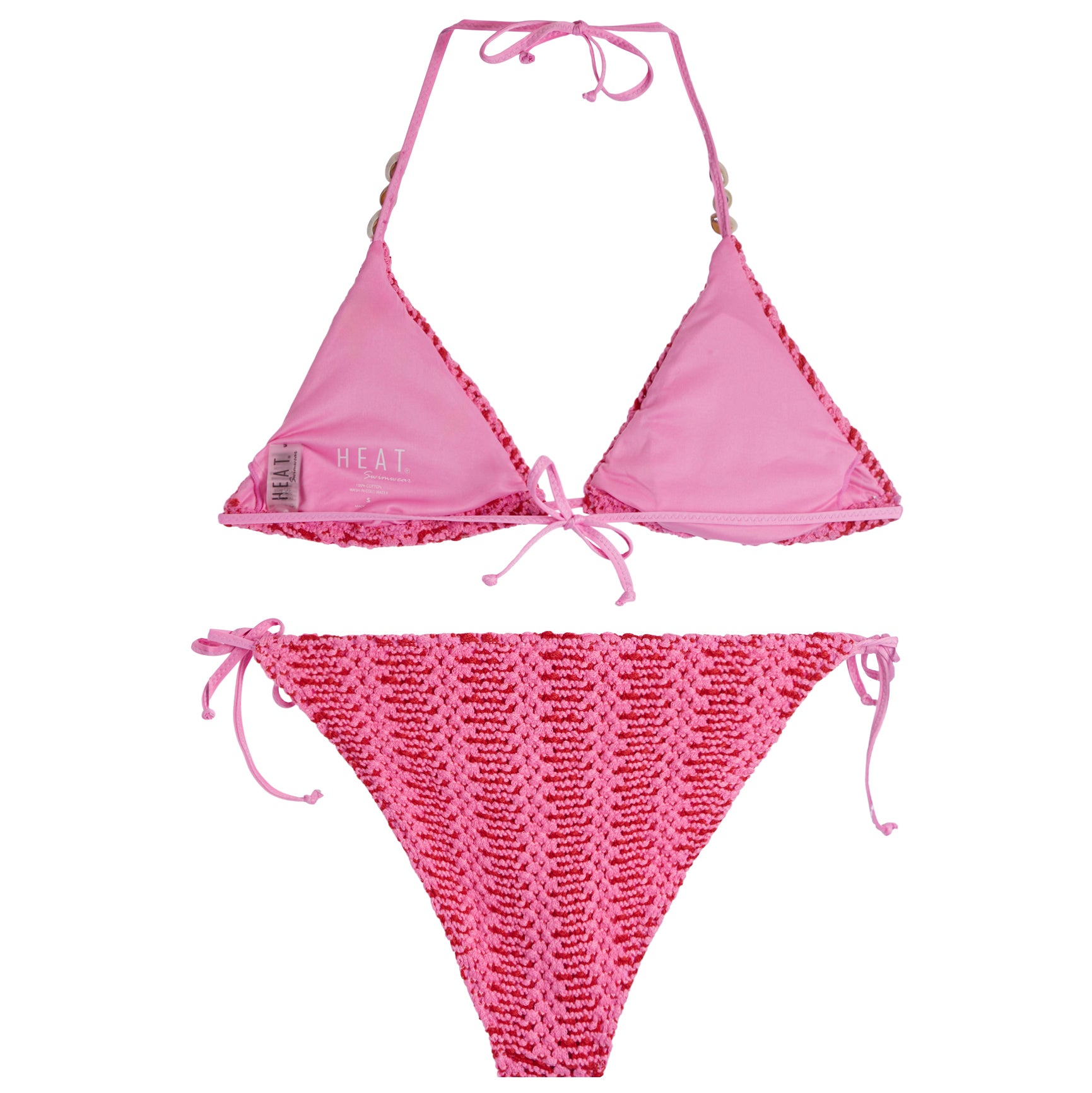 Lotus Crochet Triangle Top & TIe Bottom