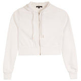 Fleece Solid Zip Hoodie