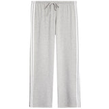 Athletic Stripe Slit Bottom Sweatpant