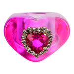 Jewel Heart Ring Set - Denny's