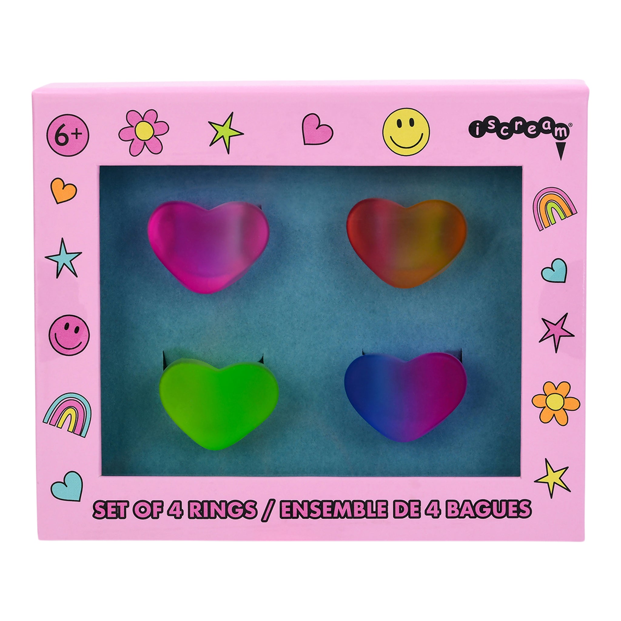 Ombre Heart Ring Set - Denny's