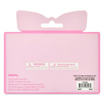 Pink plastic packaging for a 'Pretty in Pink DIY Bracelet Set' by Iscream, featuring a hanger tab, product details, and a barcode on a white background.