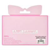 Pink plastic packaging for a 'Pretty in Pink DIY Bracelet Set' by Iscream, featuring a hanger tab, product details, and a barcode on a white background.