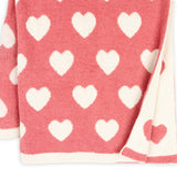 Heart Chenille Blanket
