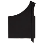 Sunny One Shoulder Neck Tie Tank - Denny's