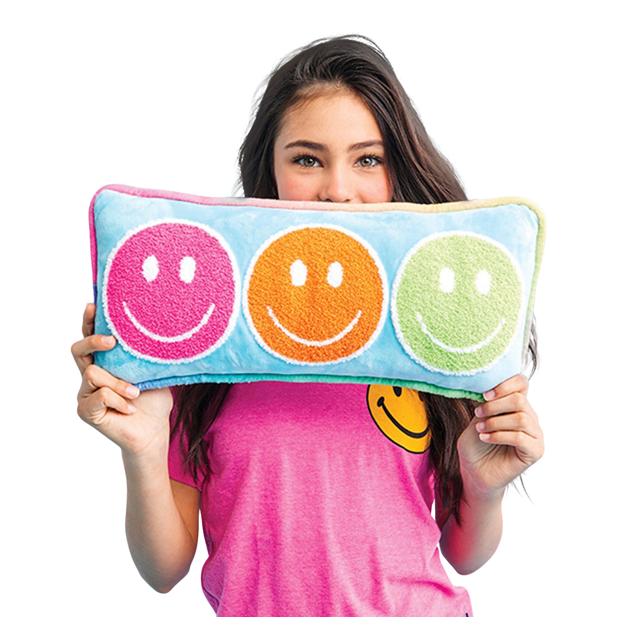 You Make Me Smile Chenille Pillow - Denny's