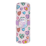 Candy Hearts Throw Blanket - Denny's