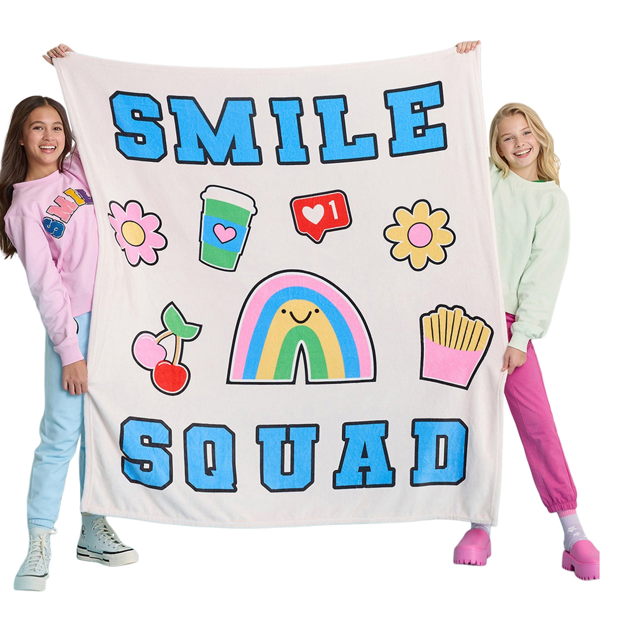 Smile Squad Plush Blanket - Denny's