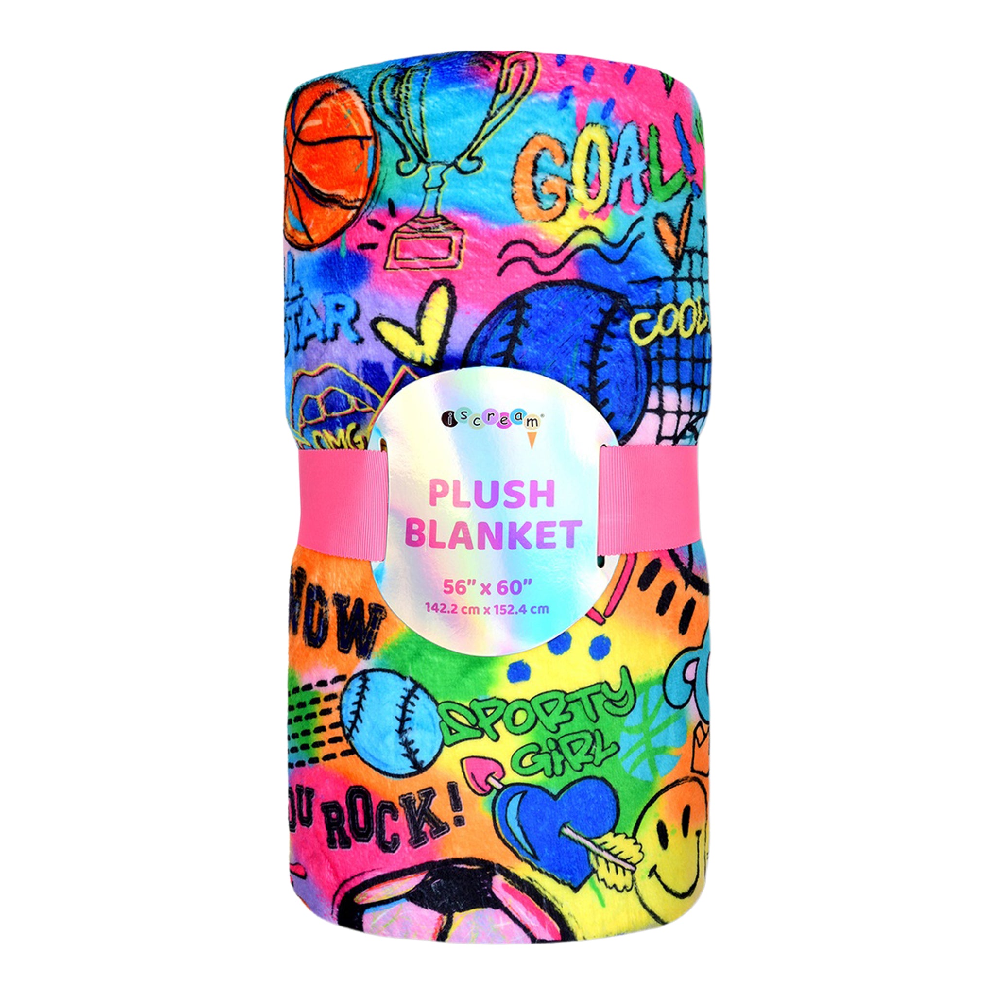 Corey Paige Fun Sports Plush Blanket - Denny's