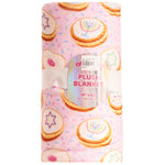 Plush Hanukkah Donut Blanket