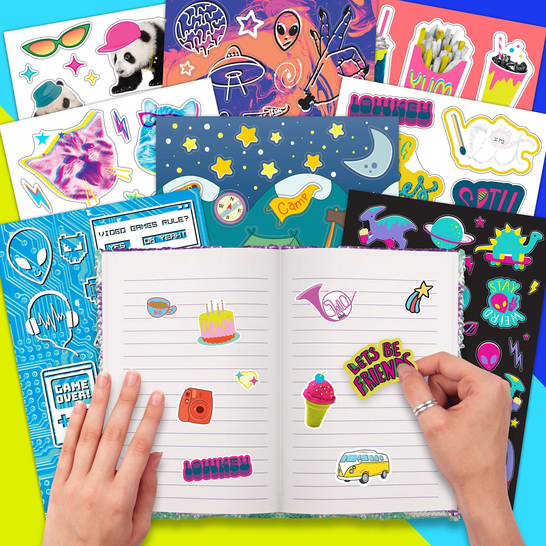 1000+ Mega Cool Stickers - Denny's