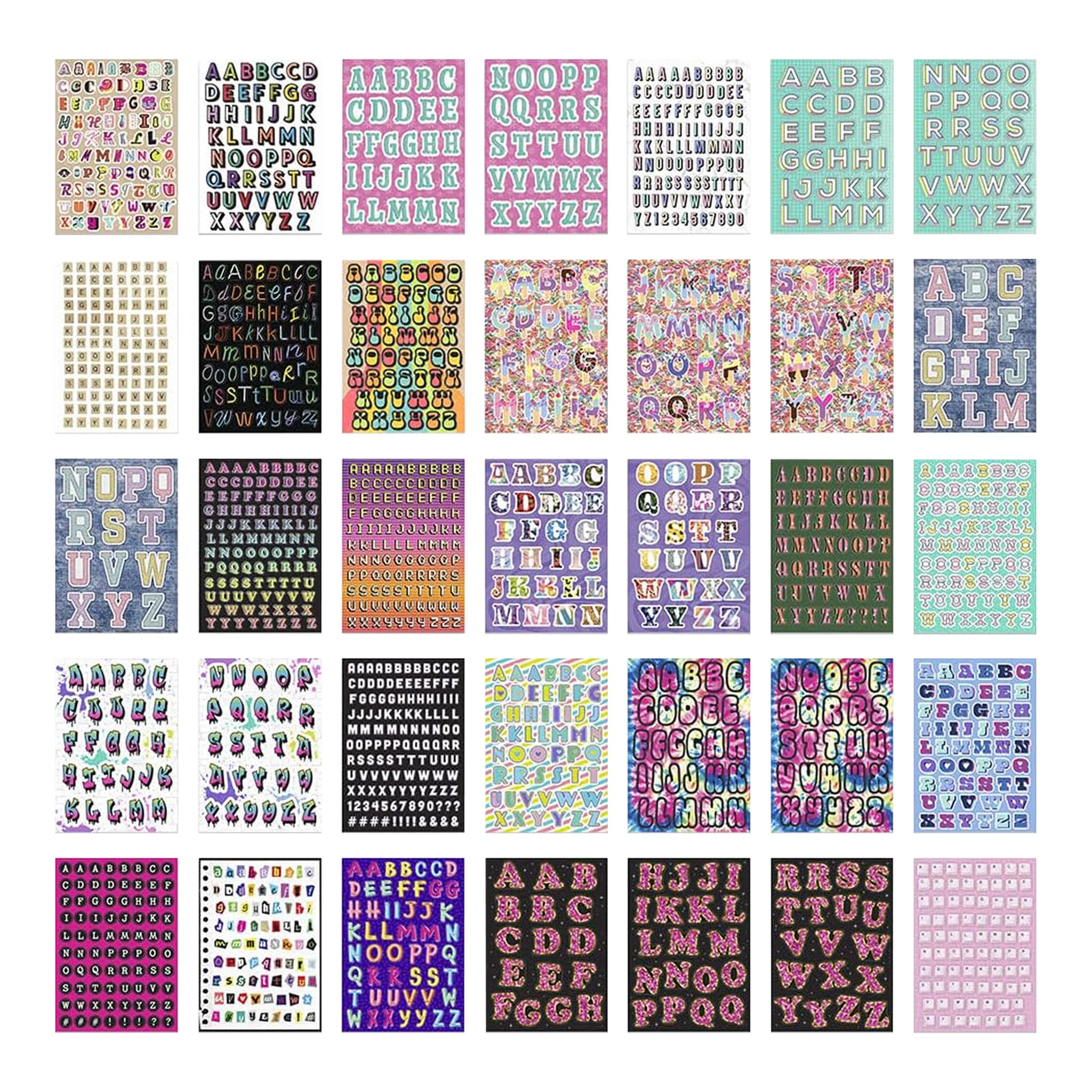 1500+ Alphabet Stickers - Denny's