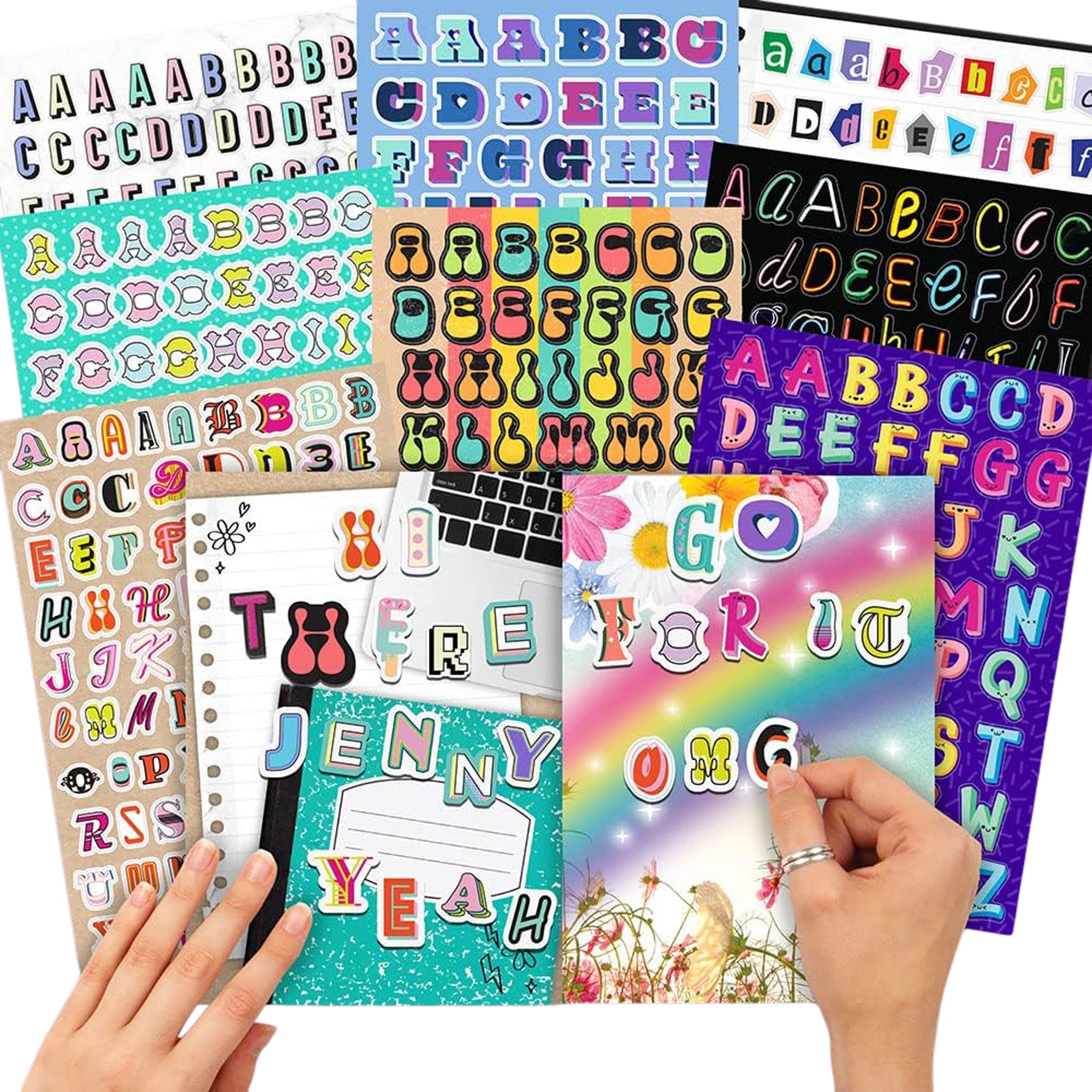1500+ Alphabet Stickers - Denny's