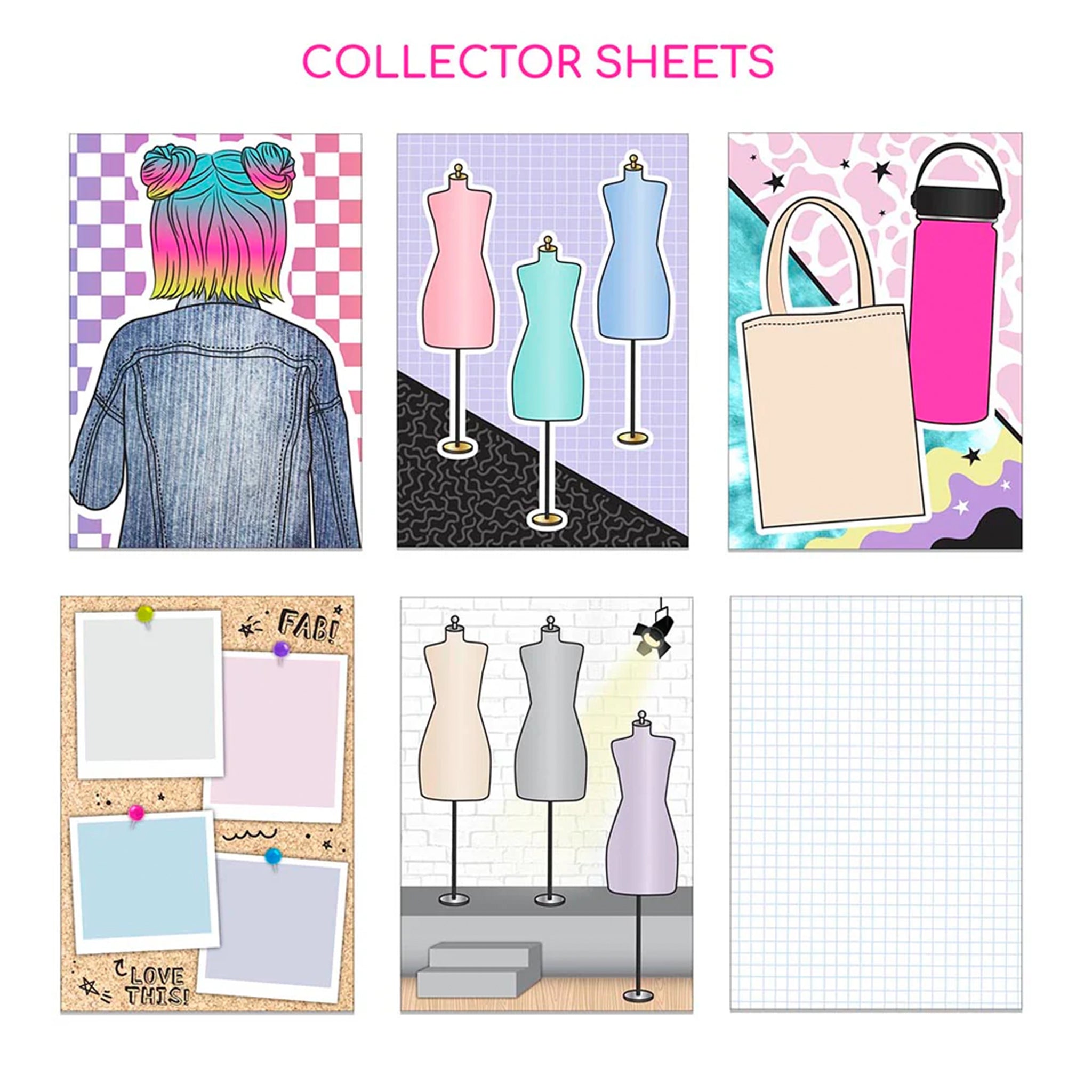 1000 Fashion Stickers - Denny's