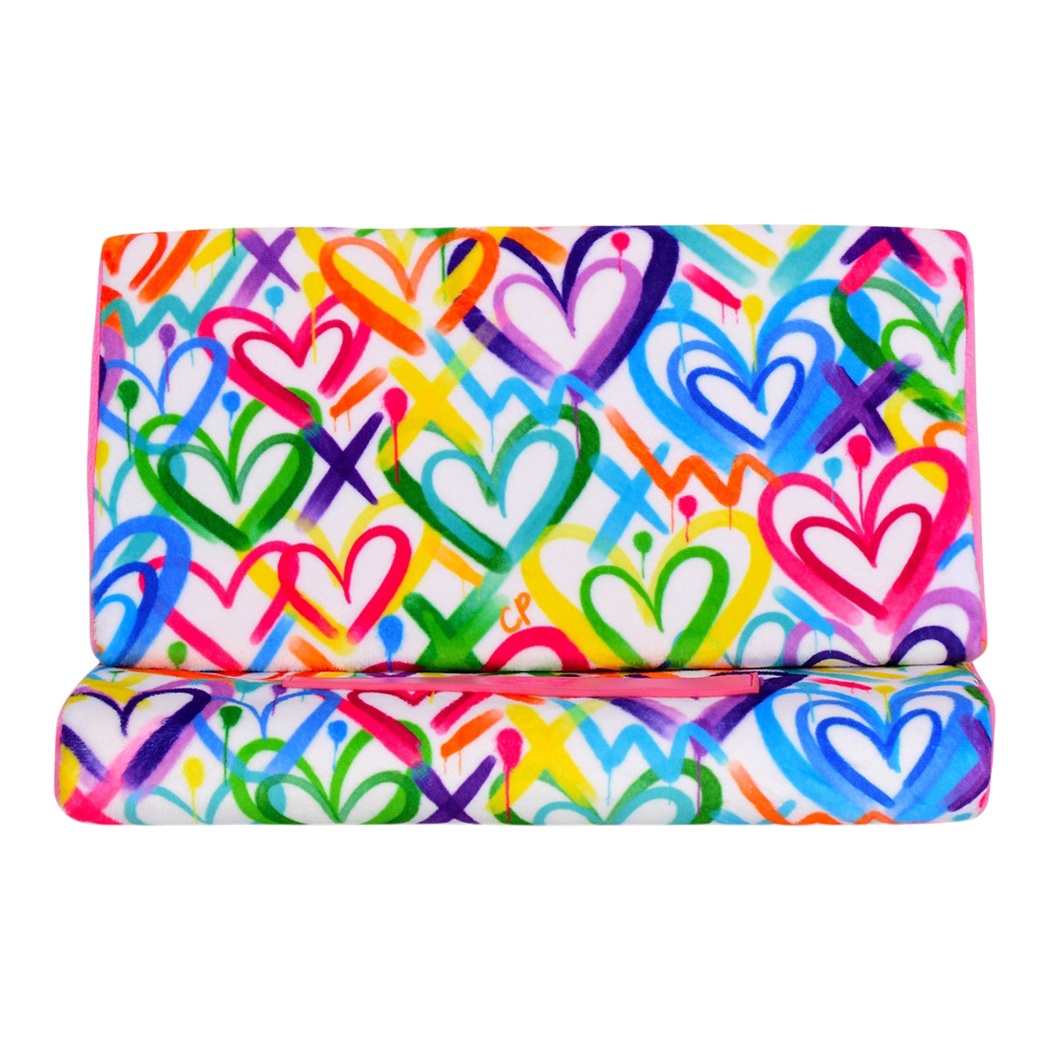Corey Paige Hearts Tablet Pillow - Denny's
