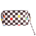 Smiley Checker Pouch - Denny's