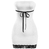 Polka Dot Mini Dress