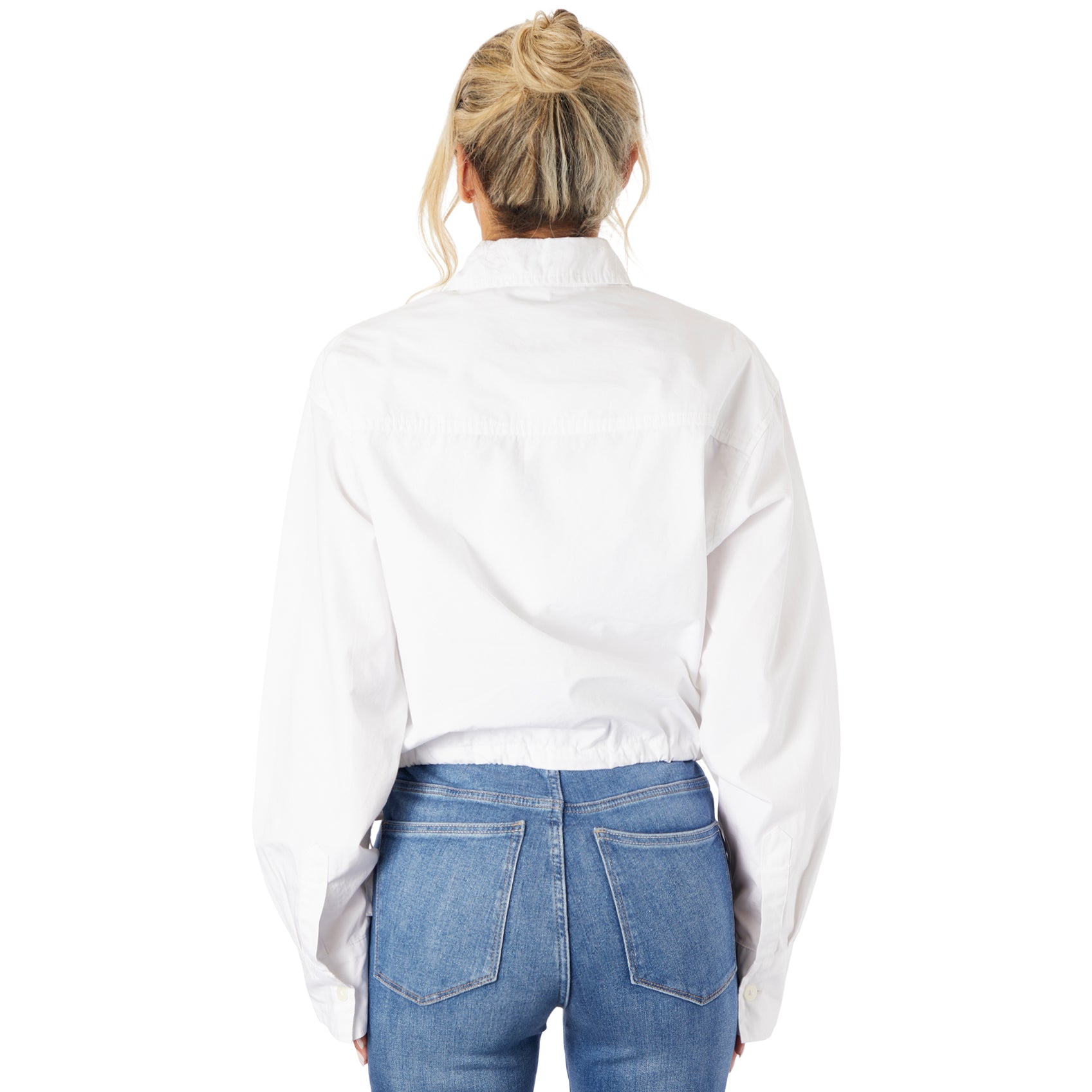 Faye Crop Poplin Shirt - Denny's