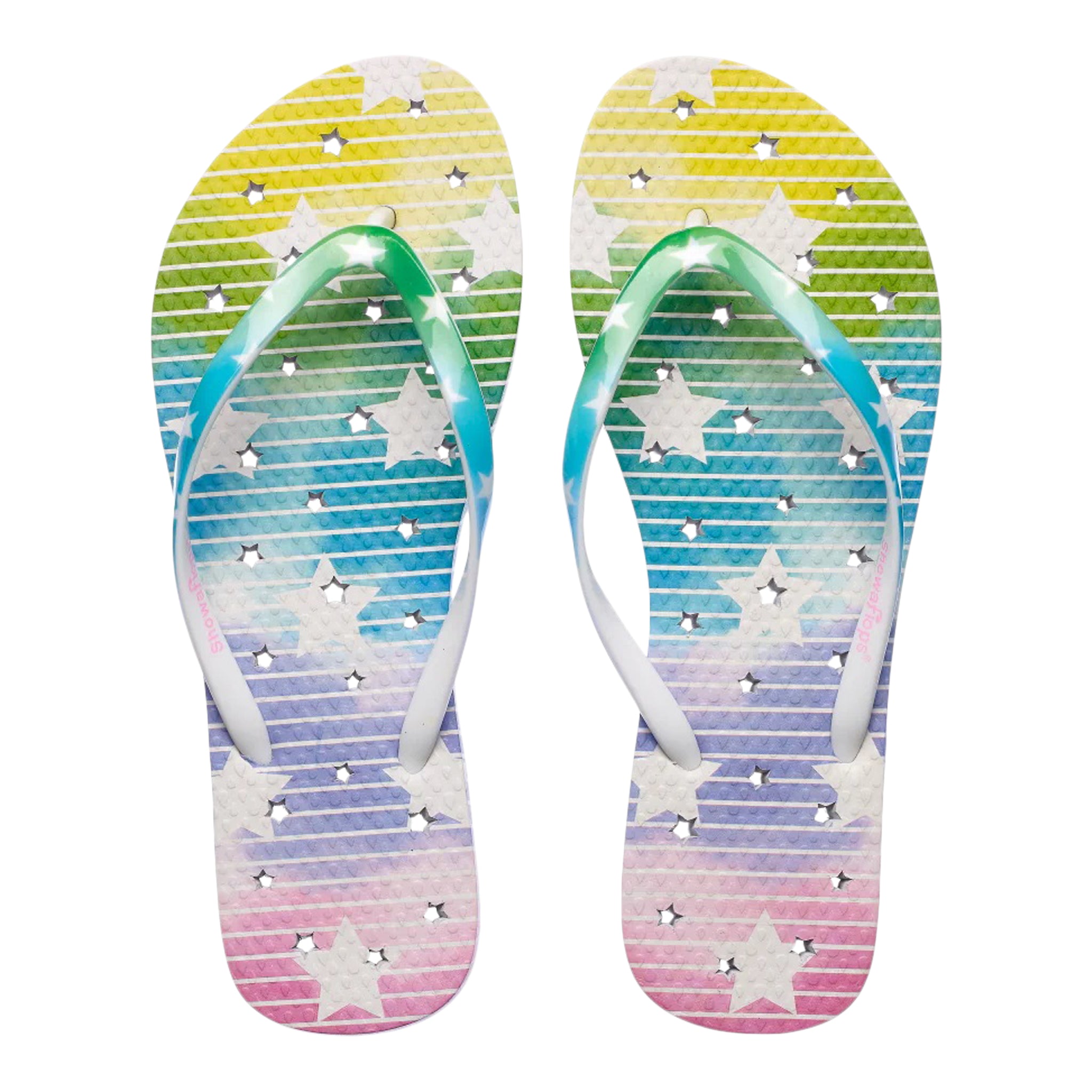 Rainbow Stars Flip Flop - Denny's