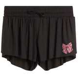 Pink Bandana Bow Flyaway Short
