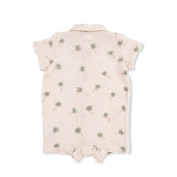 Palm Trees Polo Romper